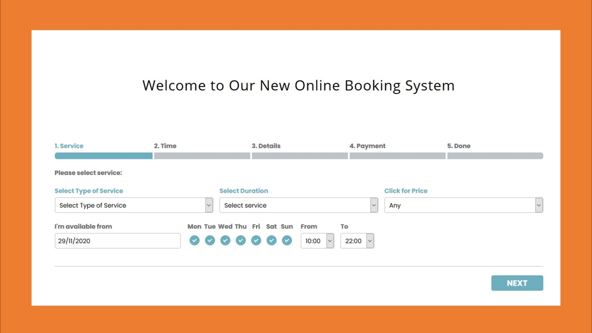 New Online Booking System post thumbnail